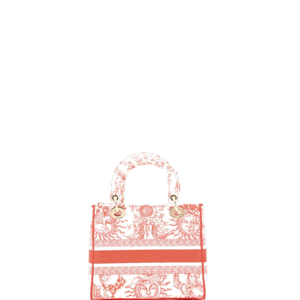 Christian Dior Medium Lady D-Lite Bag Embroidered Canvas - Picture 3 of 5